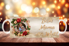 Personalisierte Tasse "Beste Mama der Welt"