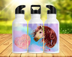 Personalisierte Trinkflasche "Pferdeliebe"