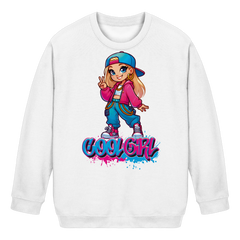 Hip Hop Girl - Kids Basic Sweatshirt
