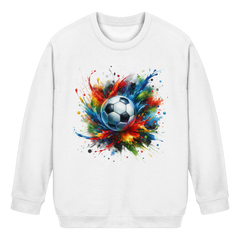 Colorful Soccer Ball - Kids Basic Sweatshirt