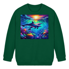 Colorful Dolphin - Kids Basic Sweatshirt
