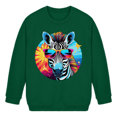Cool Zebra - Kids Basic Sweatshirt