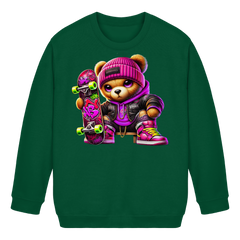Hip Hop Teddy Girl - Kids Basic Sweatshirt