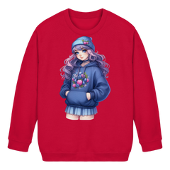 Anime Girl - Kids Basic Sweatshirt