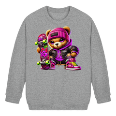 Hip Hop Teddy Girl - Kids Basic Sweatshirt