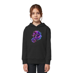 Neon Dragon - Kids Organic Hoodie