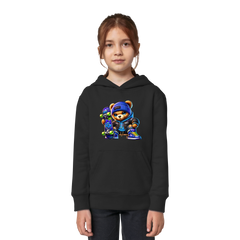 Hip Hop Teddy Boy - Kids Organic Hoodie