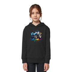 Colorful Traktor - Kids Organic Hoodie
