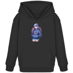Anime Girl - Kids Organic Hoodie