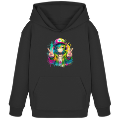 Anime Girl - Kids Organic Hoodie