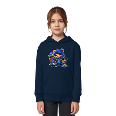 Hip Hop Teddy Boy - Kids Organic Hoodie