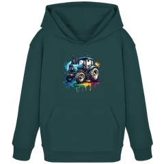 Colorful Traktor - Kids Organic Hoodie