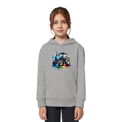 Colorful Traktor - Kids Organic Hoodie