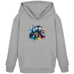 Colorful Traktor - Kids Organic Hoodie