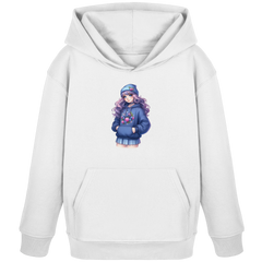Anime Girl - Kids Organic Hoodie