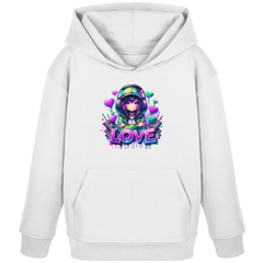 Hip Hop Anime Girl - Kids Organic Hoodie