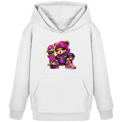 Hip Hop Teddy Girl - Kids Organic Hoodie