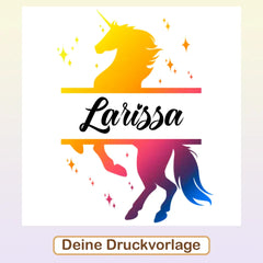 Personalisiertes Kissen - "Einhorn - Name"