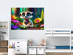 Personalisierte Leinwand "Cartoon Tiere"