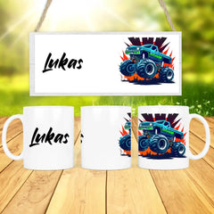 Personalisierte Tasse - "Monstertruck"