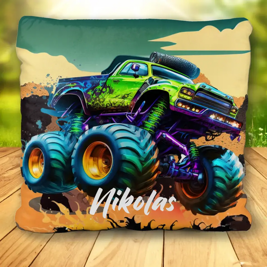 Personalisiertes Kissen - "Monstertruck"