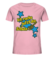 Ich rocke jetzt die Schule "Blue" - Kids Organic Shirt