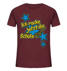 Ich rocke jetzt die Schule "Blue" - Kids Organic Shirt