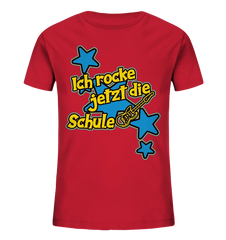 Ich rocke jetzt die Schule "Blue" - Kids Organic Shirt