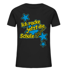 Ich rocke jetzt die Schule "Blue" - Kids Organic Shirt