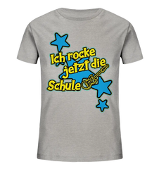 Ich rocke jetzt die Schule "Blue" - Kids Organic Shirt