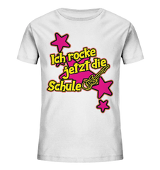 Ich rocke jetzt die Schule "Pink" - Kids Organic Shirt