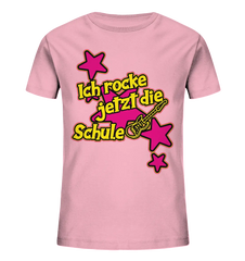 Ich rocke jetzt die Schule "Pink" - Kids Organic Shirt