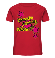 Ich rocke jetzt die Schule "Pink" - Kids Organic Shirt