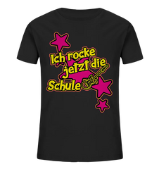 Ich rocke jetzt die Schule "Pink" - Kids Organic Shirt