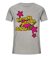 Ich rocke jetzt die Schule "Pink" - Kids Organic Shirt