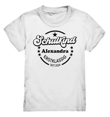 Schulkind Erstklassig Name - Kids Premium Shirt