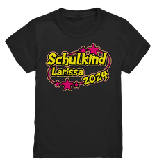 Schulkind Name "Stars pink" - Kids Premium Shirt