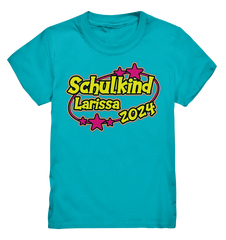 Schulkind Name "Stars pink" - Kids Premium Shirt