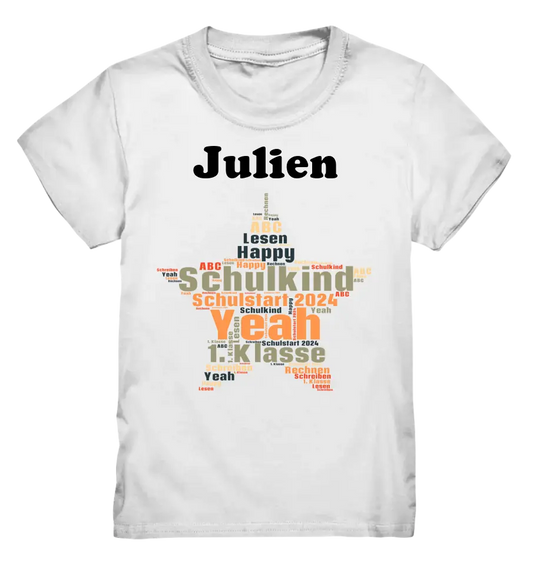 Schulstart Wortstern Name - Kids Premium Shirt