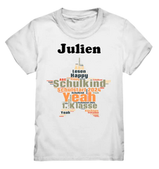 Schulstart Wortstern Name - Kids Premium Shirt