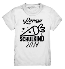 Schultüte Schulkind Name - Kids Premium Shirt