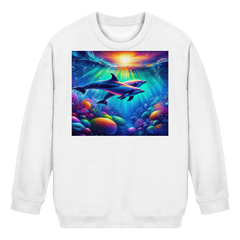 Colorful Dolphin - Kids Basic Sweatshirt