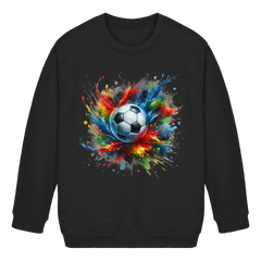 Colorful Soccer Ball - Kids Basic Sweatshirt
