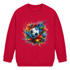 Colorful Soccer Ball - Kids Basic Sweatshirt