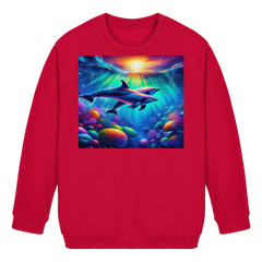 Colorful Dolphin - Kids Basic Sweatshirt