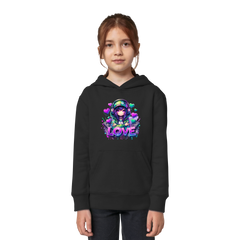 Hip Hop Anime Girl  - Kids Organic Hoodie
