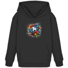 Colorful Soccer Ball - Kids Organic Hoodie