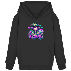 Hip Hop Anime Girl  - Kids Organic Hoodie
