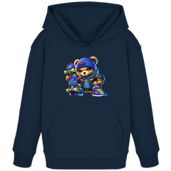 Hip Hop Teddy Boy - Kids Organic Hoodie
