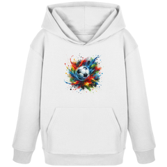 Colorful Soccer Ball - Kids Organic Hoodie